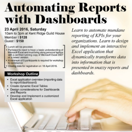 Workshop: Automating Reports with Dashboards